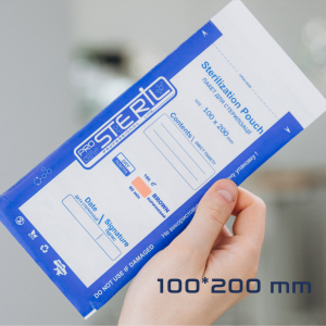 Комбіновані прозорі пакети для стерилізації "ProSteril" 100х200мм (100 шт./уп)