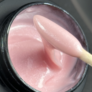 Pastel pink shimmer gel, 100 ml