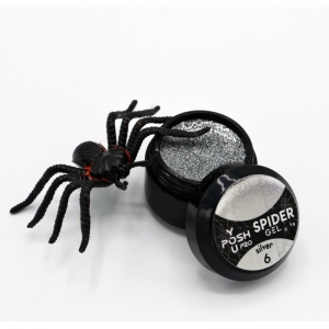 Гель павутинка №6 срібло Spider gel You Posh 5 гр